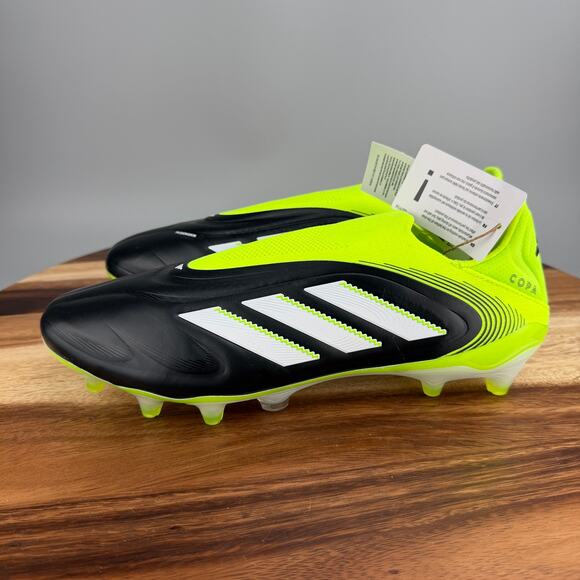 Adidas Copa Pure 3 Elite Laceless FG Black-Neon Men\'s 9 Soccer Cleats JH6302 main image 7